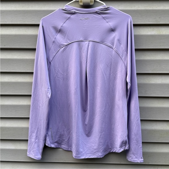 Coolibar Accelera Tee Lavender Purple Long Sleeve UPF 50+ - Picture 4 of 4